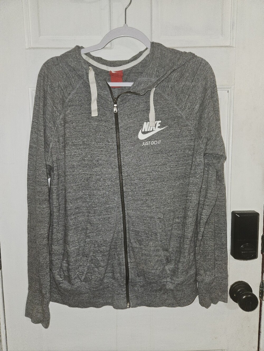 Nike Gym Vintage Heather Gray Hoodie..large